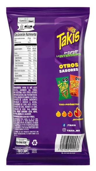 Mercado San Juan - Botana Barcel Takis Fuego 65G