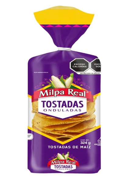 Super Doña - Tostada milpareal 324g pieza