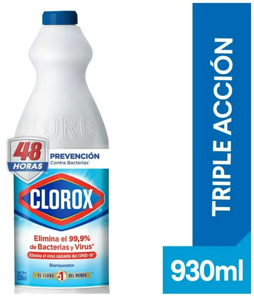 Clortex Mercado San Juan - Blanqueador Clorox 930Ml Pieza