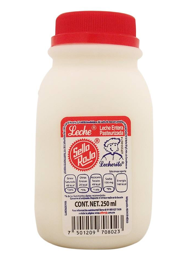 Super Doña - Leche sello rojo 3% grasa 250ml pieza