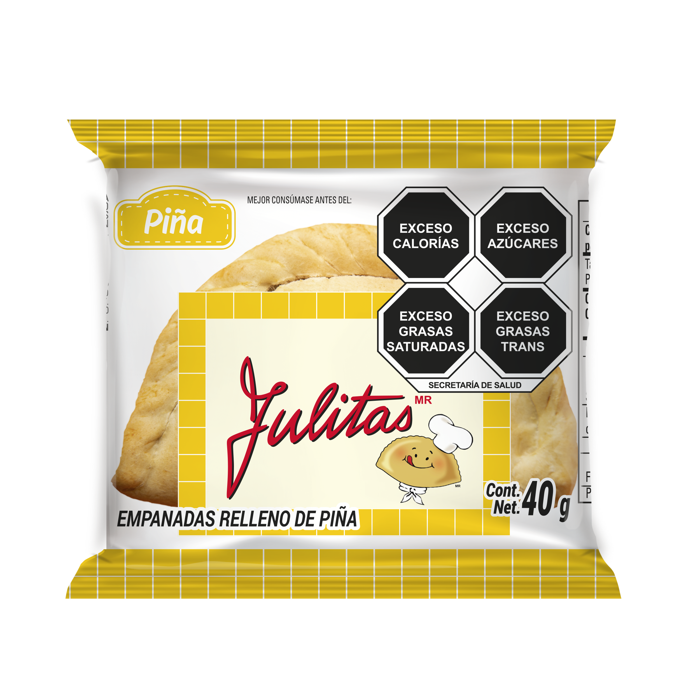 Super Doña - Julitas empanada de piña 40g pieza