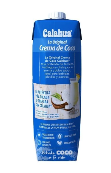 Super Doña - Calahua crema de coco 1l pieza